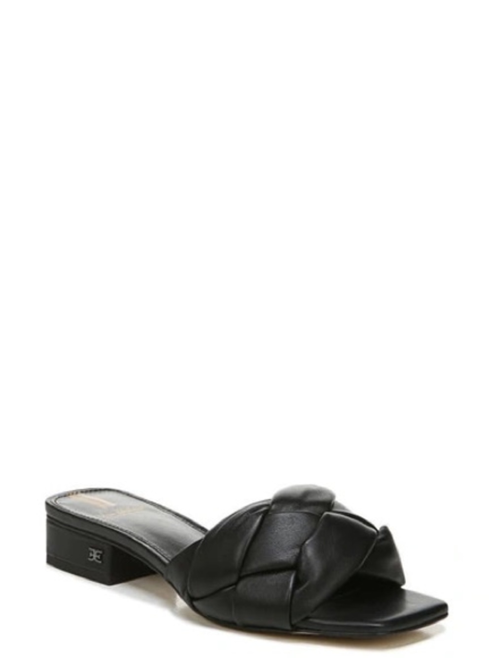 Sam Edelman Dawson Black Braided Slide Mule Block Heel 9.5 EUC Sold out in store